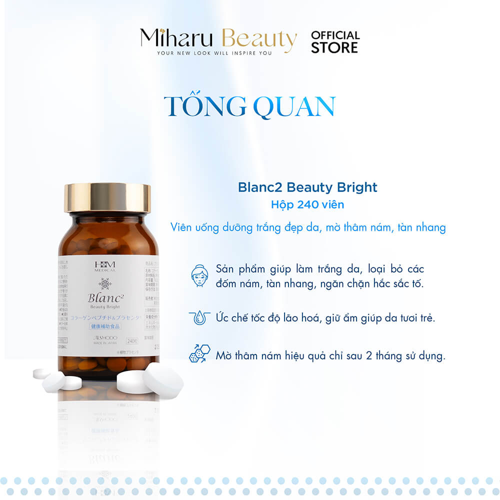 viên uống trắng da blanc2