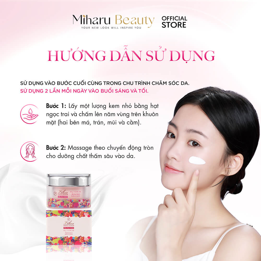 Kem dưỡng phục hồi da tổn thương, kích thích tế bào mầm - Lilica Sweet Serum Silky Face Cream