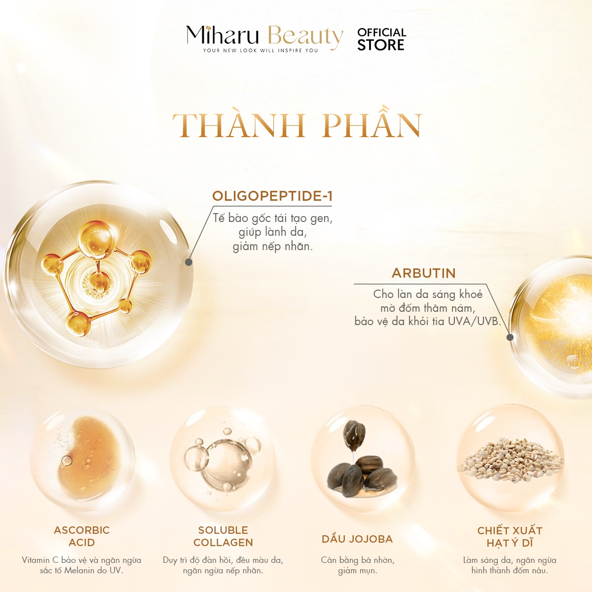 Thành phần của kem chống nắng 7GF